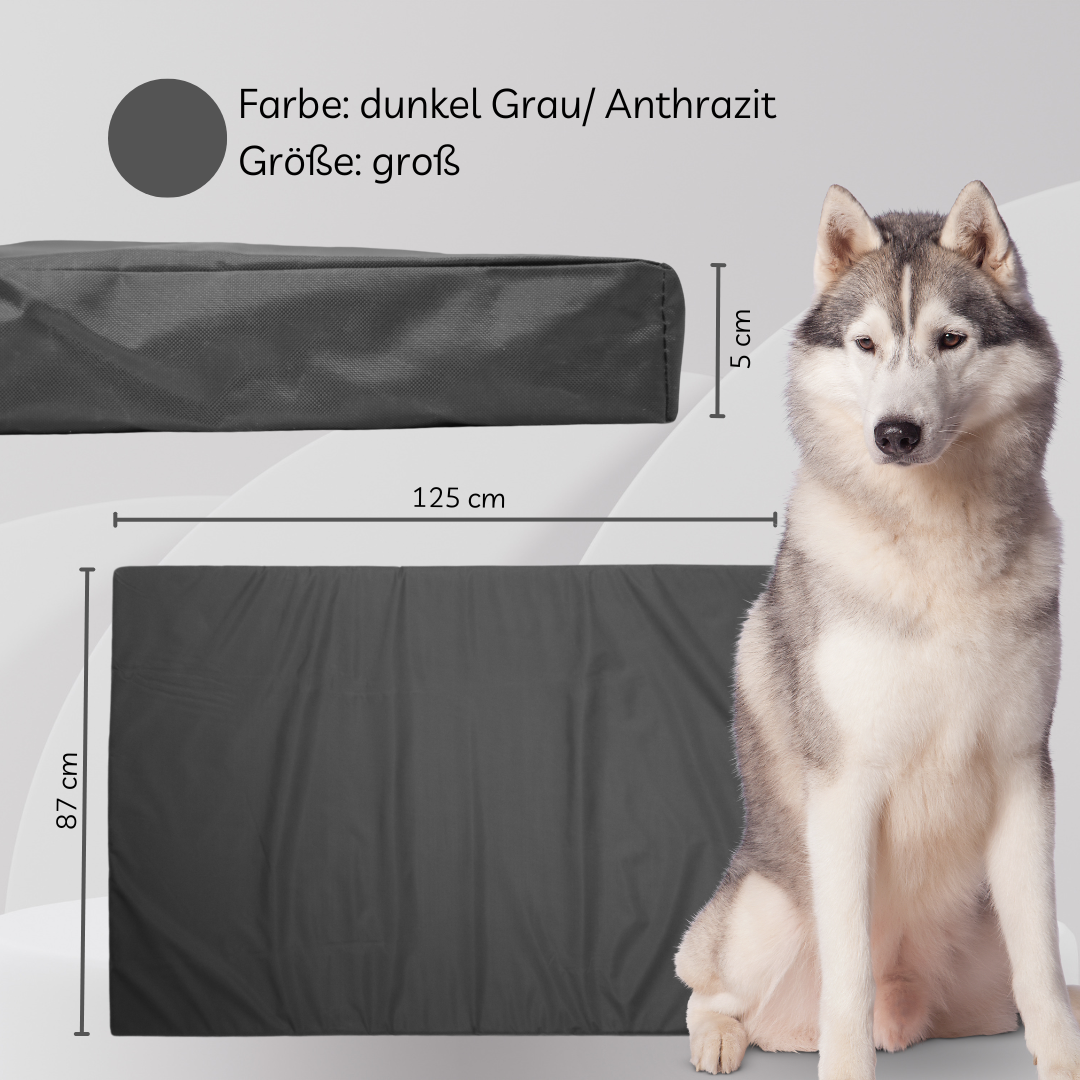 Hundekissen Hundedecke groß Hundekissen für Indoor und Outdoor. Robust und zuverlässig. Das perfekte Hundebett. Größe Groß