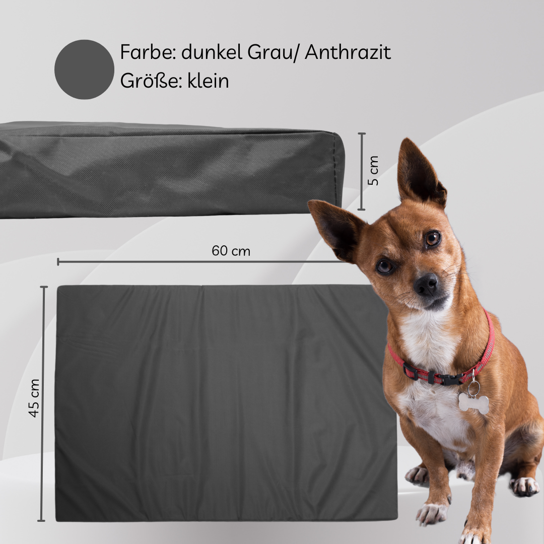 Hundekissen für Indoor und Outdoor. Robust und zuverlässig. Das perfekte Hundebett. Größe klein